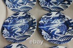 Set Of 6 Johnson Brothers 8 Tiffany Menagerie Plates Lion