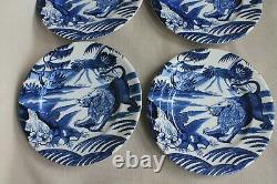 Set Of 6 Johnson Brothers 8 Tiffany Menagerie Plates Lion