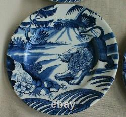 Set Of 6 Johnson Brothers 8 Tiffany Menagerie Plates Lion