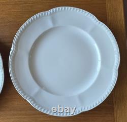 Set Of 6 Johnson Brothers Old English White Dinner Plates 2 Sets Available