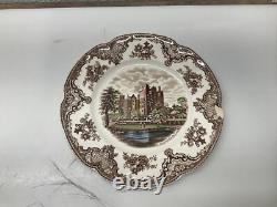 Set Of 6 Vintage Johnson Brothers Old Britain Castles 10 Inch Dinner Plate
