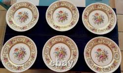 Set Of 6 Vintage Johnson Brothers Old English Belford Dinner Plates England