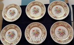 Set Of 6 Vintage Johnson Brothers Old English Belford Dinner Plates England