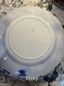 Set Of 8 Johnson Bros Andorra Blue Plates