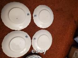 Set Of 8 Johnson Bros Dartmouth 9 7/8 In Dinner Plates Rare Pattern