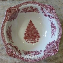 Set Of 9 Johnson Brothers Old Britain Castles Christmas Bowl Cups Plates