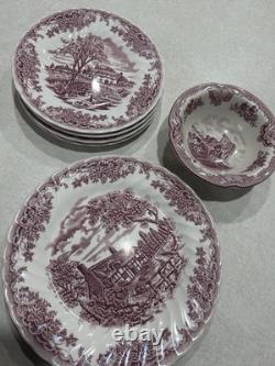 Set Of Plates And Bowl Johnson Bros And Churchill Plates