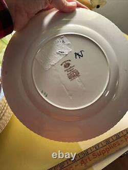 Set of 10 Johnson Brothers Devonshire 10 Brown Replacement Dinner Plates