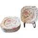 Set Of 11 Johnson Bros Rose Chintz Made In England Square Salad Plates 7 3/4