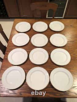 Set of 12 Grosvenor China Dinner Plates by The Johnson Brothers