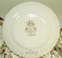 Set of 12 JOHNSON BROS. Windsor Ware HARVEST FRUITS Dinner Plates 10.75