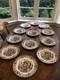 Set Of 12 Johnson Bros Windsor Ware Thanksgiving & Christmas Dinner Plates