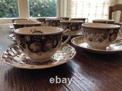 Set of 12 Johnson Bros Windsor Ware Thanksgiving & Christmas Dinner Plates
