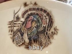 Set of 12 Johnson Bros Windsor Ware Thanksgiving & Christmas Dinner Plates