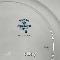Set of 12 Vintage Antique Johnson Brothers Bros Pareek Belgravia Dinner Plates