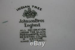 Set of 39 Pc. Johnson Bros. INDIAN TREE Dinnerware Set Service for 6 MINT