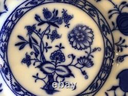 Set of 3 English Johnson Brothers Blue & White Porcelain Plates Holland Pattern