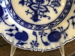 Set of 3 English Johnson Brothers Blue & White Porcelain Plates Holland Pattern