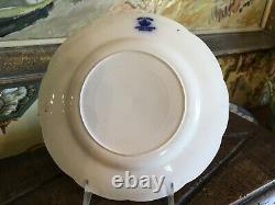 Set of 3 English Johnson Brothers Blue & White Porcelain Plates Holland Pattern