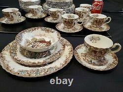 Set of 40pc Johnson Brothers Heritage Hall 4411 Series for 8 Dinner Set