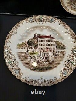 Set of 40pc Johnson Brothers Heritage Hall 4411 Series for 8 Dinner Set