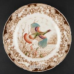 Set of 4 Dinner Plates, Wild Turkeys Brown by Johnson Bros, #5