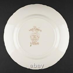 Set of 4 Dinner Plates, Wild Turkeys Brown by Johnson Bros, #5