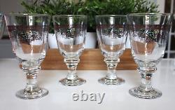 Set of 4 Johnson Brothers Friendly Village 13 Oz New Shape Glassware Goblets