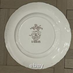 Set of 4 Johnson Brothers Native American Wild Turkeys 10-5/8 DINNER Plates