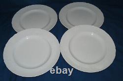 Set of 4 Vintage Johnson Bros Richmond White 10 1/4 Dinner Plates Discontinued