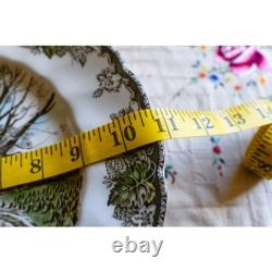 Set of 5 Johnson Brothers The Friendly Village Ironstone Buffet Dinner Plates