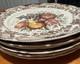 Set Of 6 Johnson Brothers Windsor Ware Harvest Fruit 10 3/4 Dinner Plates
