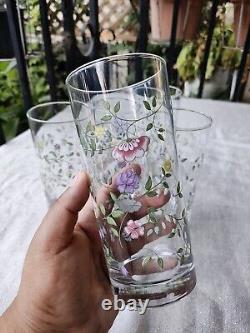 Set of 6 Summer Chintz Drinking Glasses by Johnson Brothers Made in England