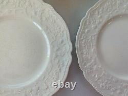 Set of 7 Dinner Plates Johnson Brothers, Pareek, Embossed Floral, JB718