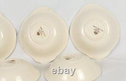 Set of 7 Johnson Bros Lugged Cereal Bowls Old Britain Castles Brown Multi