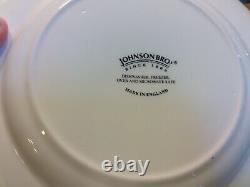 Set of 7 Johnson Brothers Merry Christmas 10 5/8 Dinner Plates