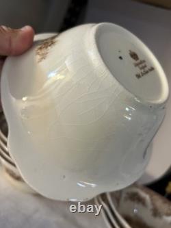Set of 8 Johnson Bros Lugged Cereal Bowls Old Britain Castles Brown Multi