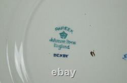 Set of 8 Johnson Brothers Pareek Denby 8 Inch Eartheware Plates Circa 1913+