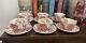 Set Of Six 6 Johnson Bros England English Chippendale Cups & Saucers