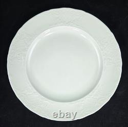 Set(s) Of 4 Johnson Brothers Richmond White 10 3/8 Dinner Plates Excellent