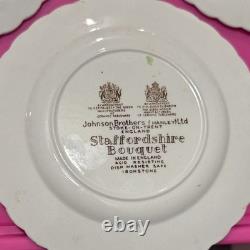 Stafordshire Bouquet Made in England By Johnson Bros Fine China Set