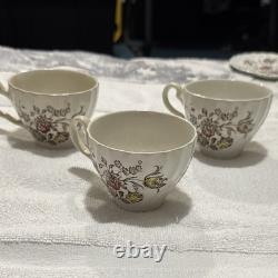 Stafordshire Bouquet Made in England By Johnson Bros Fine China Set