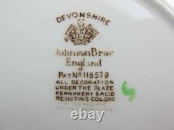 Superb vintage Johnson Brothers Devonshire Dinner & Tea Service Set for 6