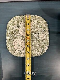 TIFFANY & CO Plate JOHNSON BROTHERS Set 5 LIBERTY Ironstone QUEEN Floral Square