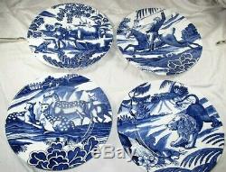 TIFFANY & CO TIFFANY MENAGERIE Set of 4 Plates Johnson Brothers England