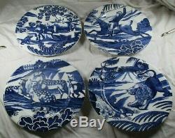 TIFFANY & CO TIFFANY MENAGERIE Set of 4 Plates Johnson Brothers England