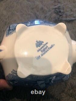 Teapot & Lid in Old Britain Castles Blue (Made in England) by Johnson Brothers