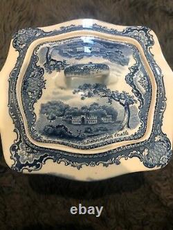 Teapot & Lid in Old Britain Castles Blue (Made in England) by Johnson Brothers