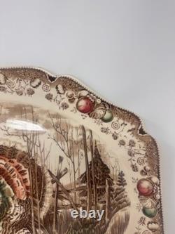 Thanksgiving Platter Johnson Brothers His Majesty Turkey Dinnerware Huge
