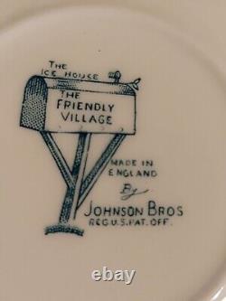 The Friendly Village 20-piece Dinner Service By Johnson Bros 1953